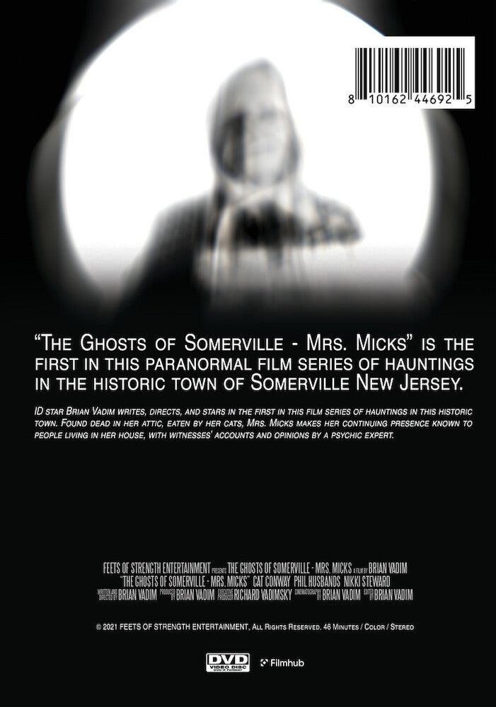 the ghosts of somerville: mrs. micks - Back Panel - DVD