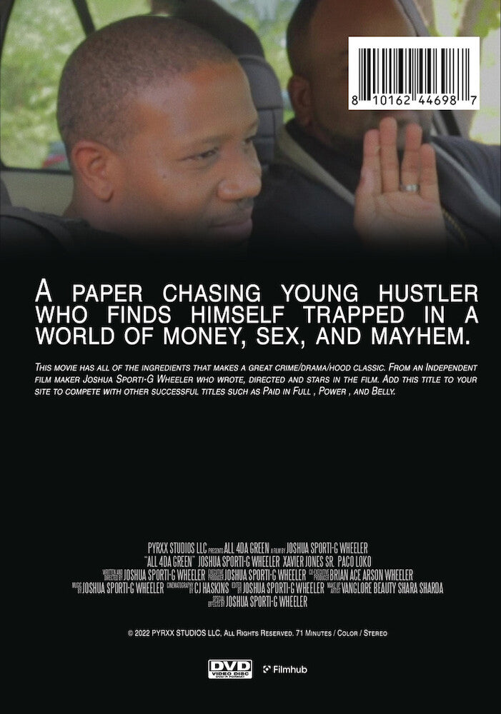 All 4da Green - Back Panel - 