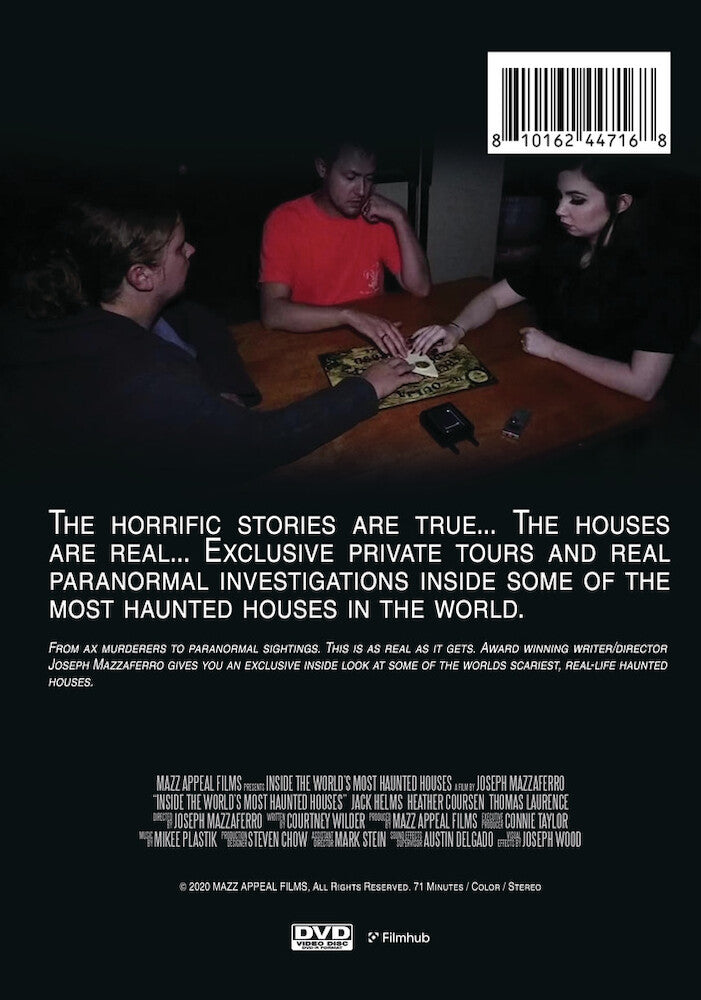 Inside the World's Most Haunted Houses - Back Panel - 