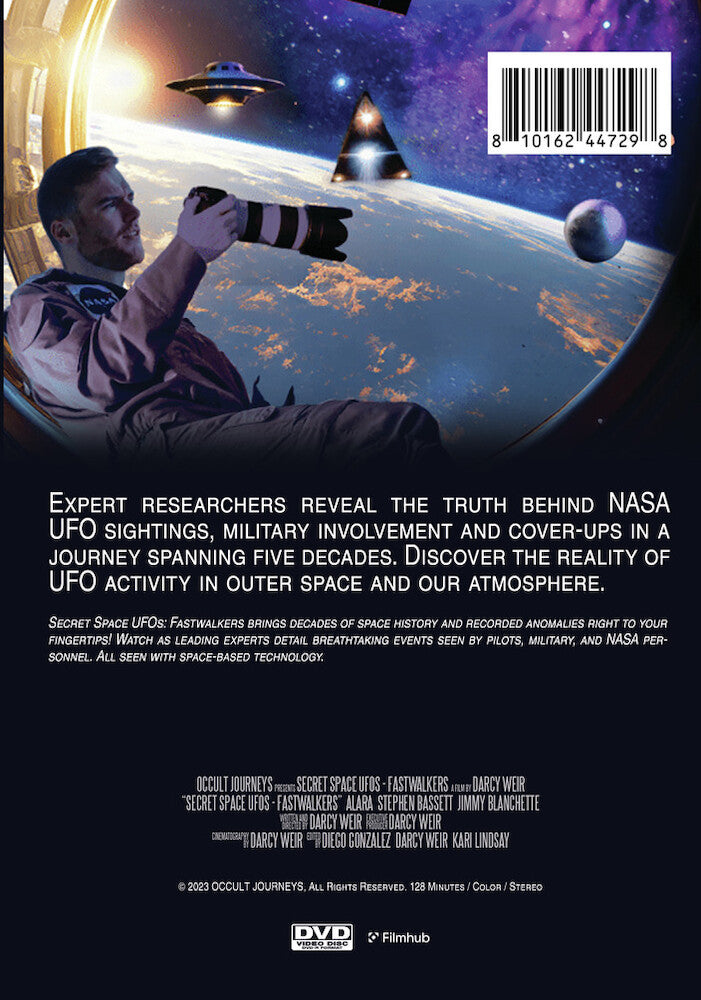 Secret Space UFOs: Fastwalkers - Back Panel - 