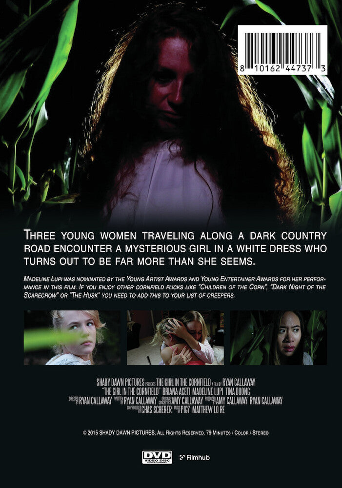 The Girl in the Cornfield - Back Panel - 