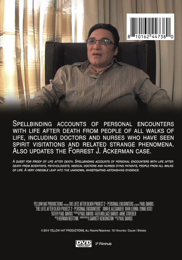 The Life After Death Project 2: Personal Encounters - Back Panel - 