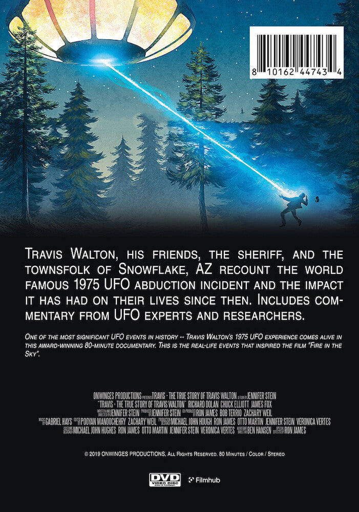 Travis: The True Story Of Travis Walton - Back Panel - 