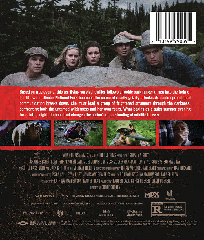 Grizzly Night - Back Panel - 