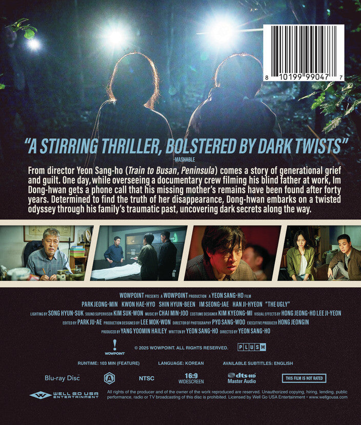 The Ugly [Blu-ray] - Back Panel - 