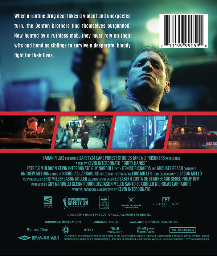 Dirty Hands [Blu-ray] - Back Panel - 