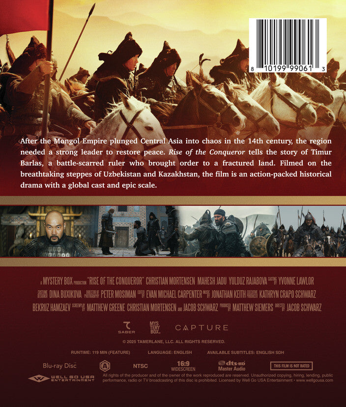 Rise of the Conqueror [Blu-ray] - Back Panel - 