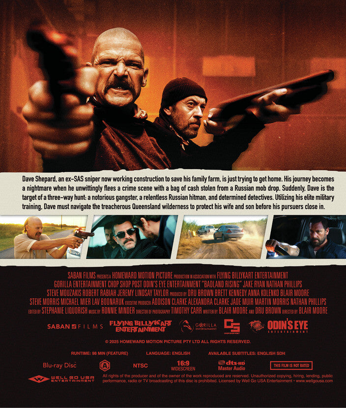 Badland Rising [Blu-ray] - Back Panel - 