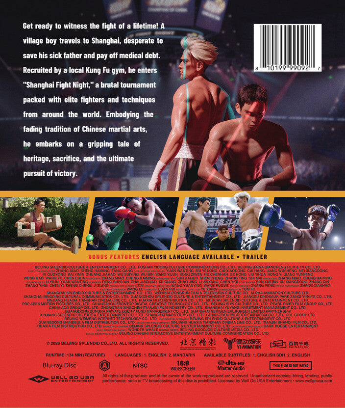 The Kung Fu Kid [Blu-ray] - Back Panel - 
