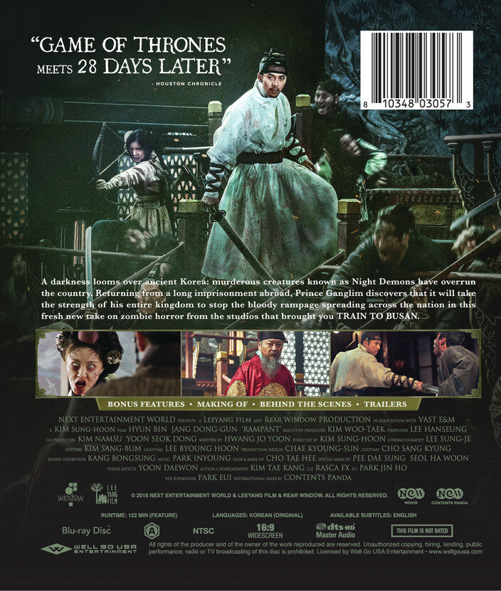 Rampant [Blu-ray] - Back Panel - 