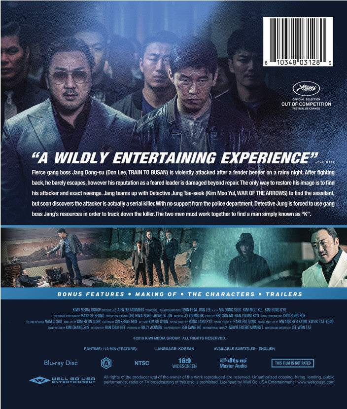 the gangster, the cop, the devil - Back Panel - Blu-ray