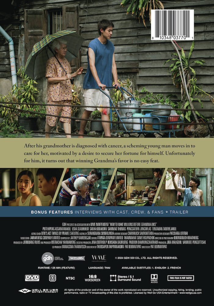 How to Make Millions Before Grandma Dies - Back Panel - 