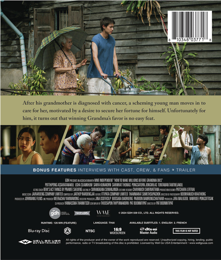 How to Make Millions Before Grandma Dies - Back Panel - 