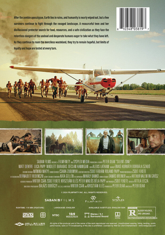 silent zone - Back Panel - DVD