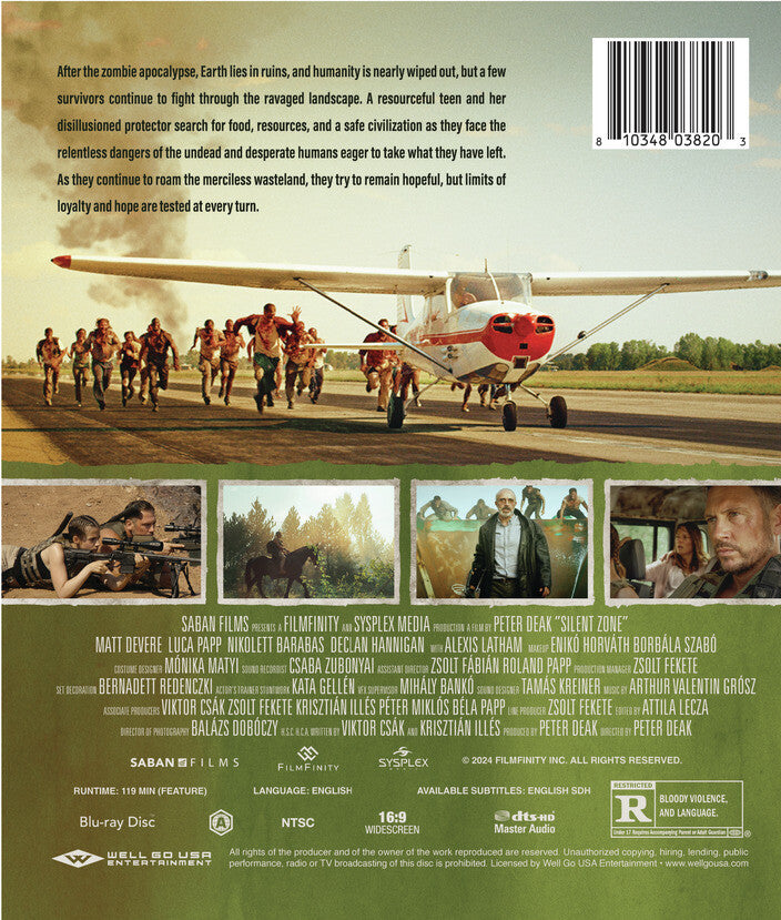 silent zone - Back Panel - Blu-ray