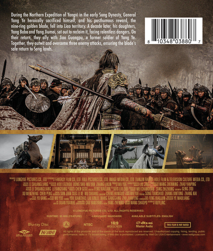 Nine-Ring Golden Dagger - Back Panel - 