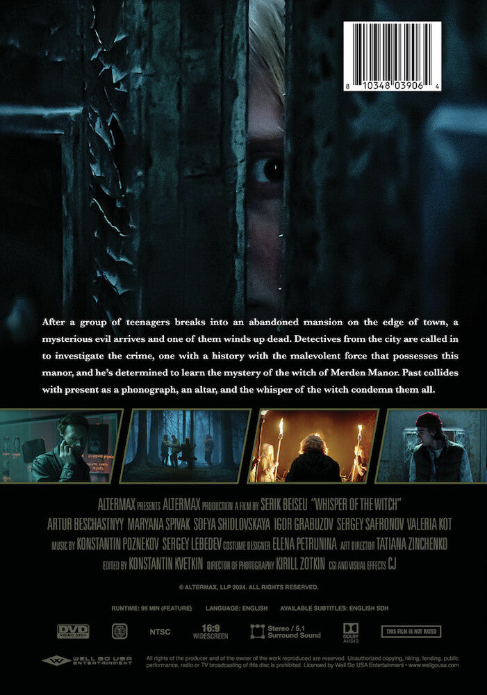 whisper of the witch - Back Panel - DVD