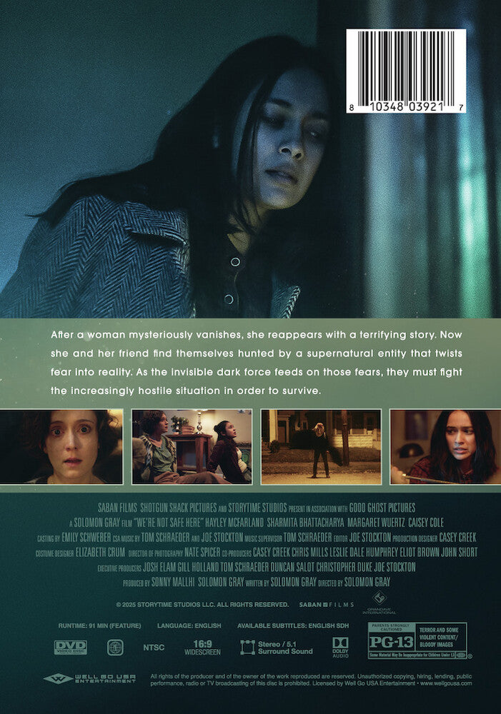 we're not safe here - Back Panel - DVD