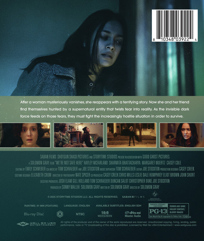 we're not safe here - Back Panel - Blu-ray