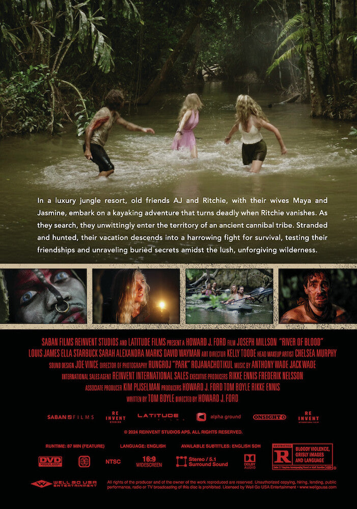 river of blood - Back Panel - DVD