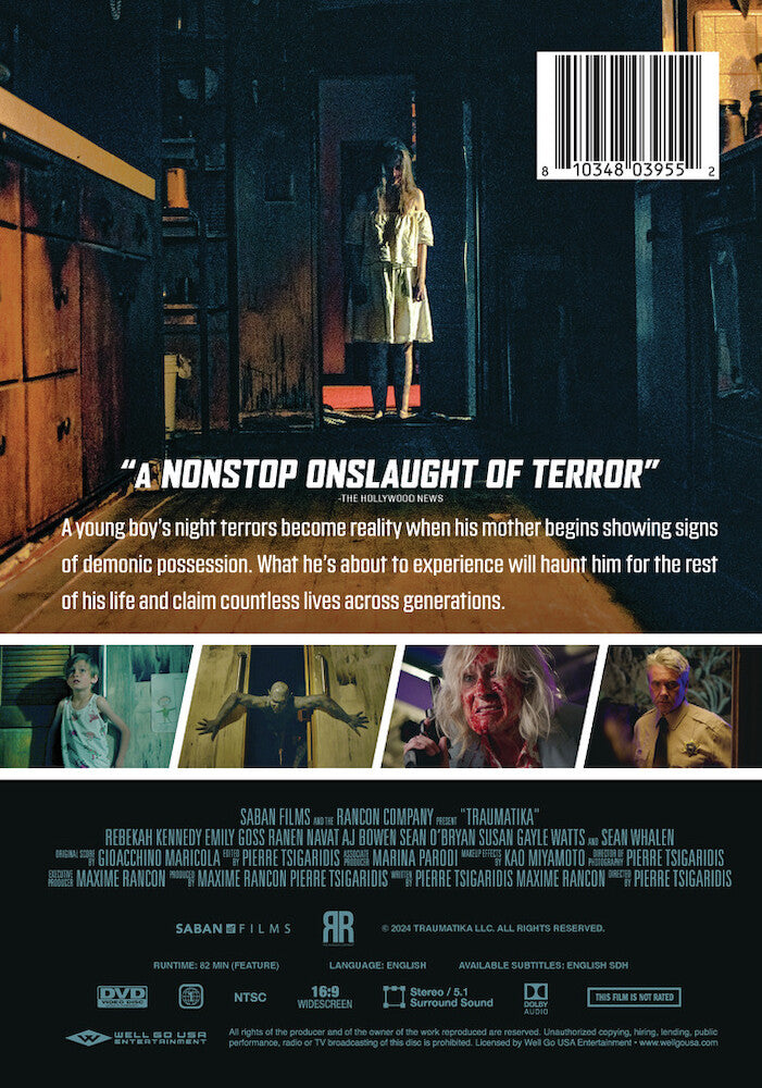 traumatika - Back Panel - DVD