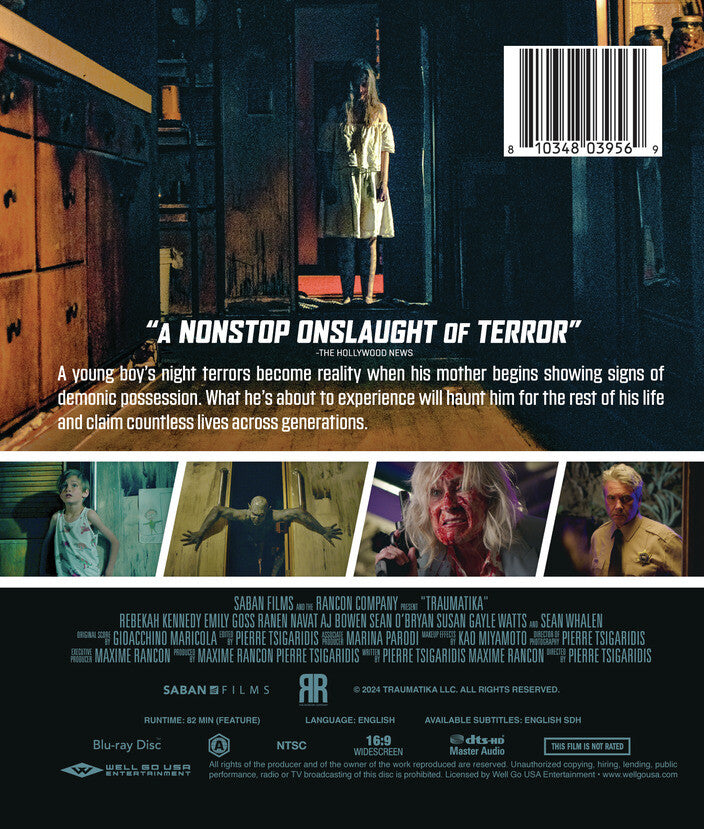 traumatika - Back Panel - Blu-ray