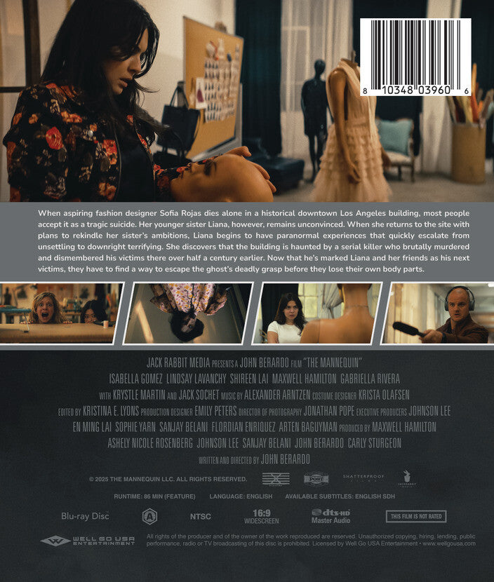 the mannequin - Back Panel - Blu-ray