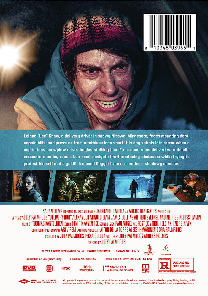 delivery run - Back Panel - DVD