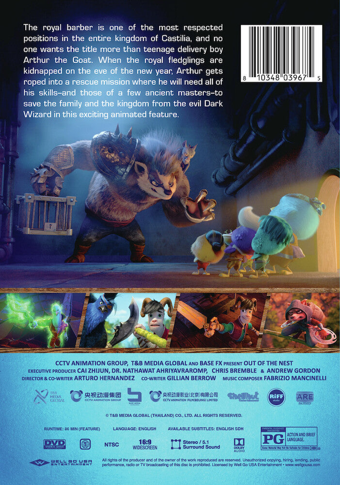 out of the nest - Back Panel - DVD