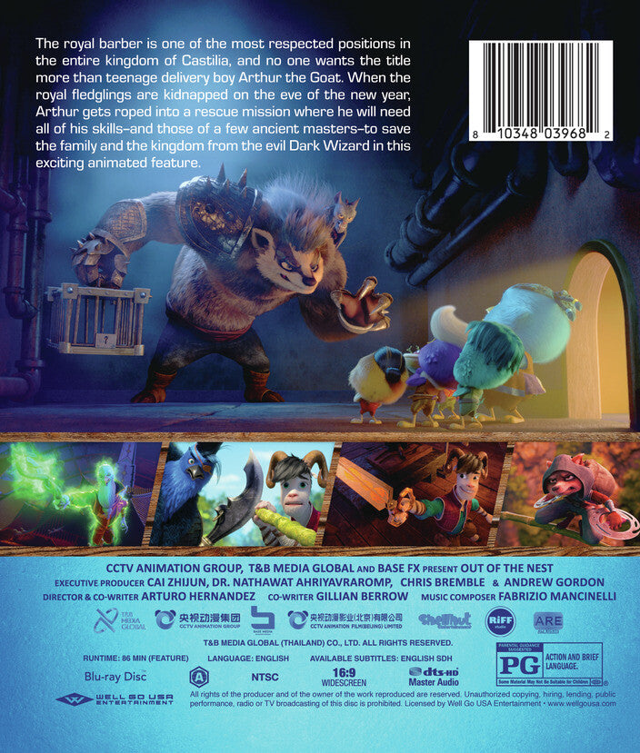 out of the nest - Back Panel - Blu-ray