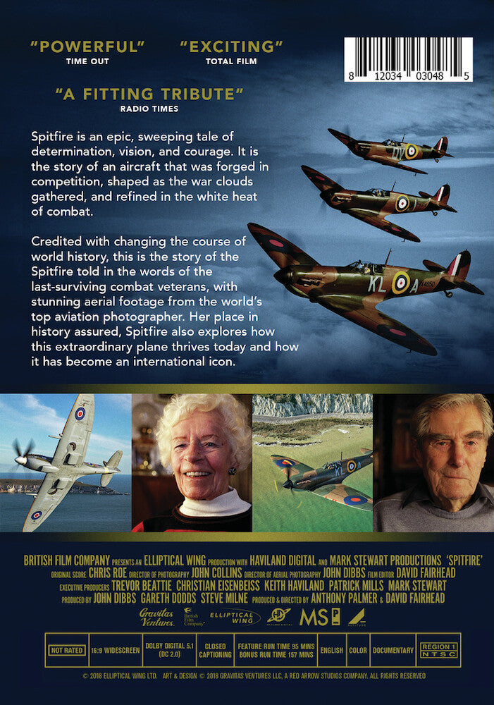 Spitfire: The Plane that Saved the World - Back Panel - 