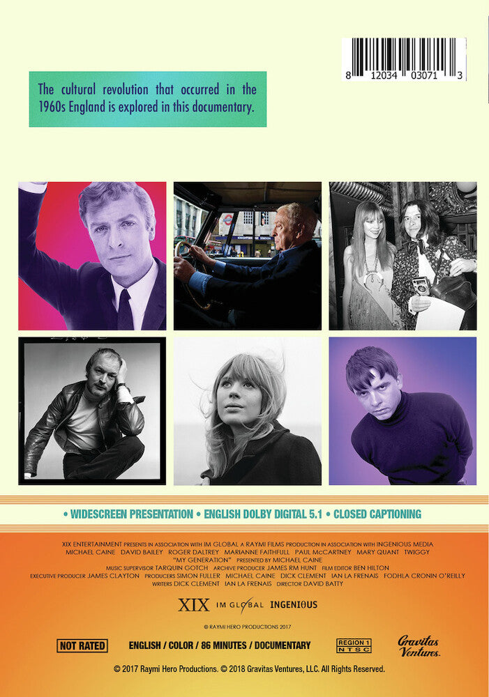 my generation - Back Panel - DVD