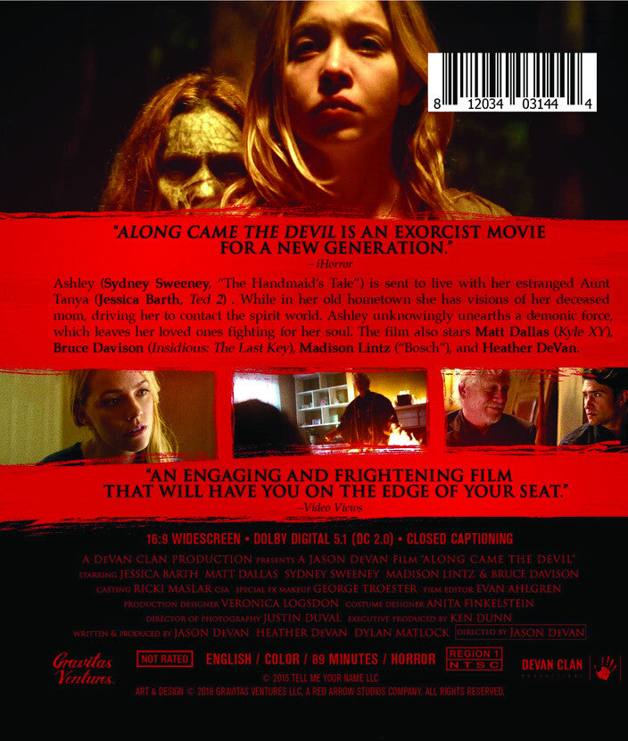 Along Came The Devil - Back Panel - 