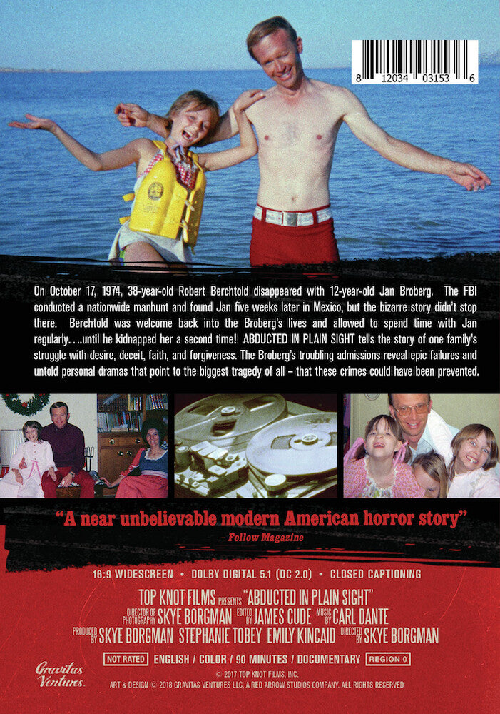 Abducted in Plain Sight - Back Panel - 