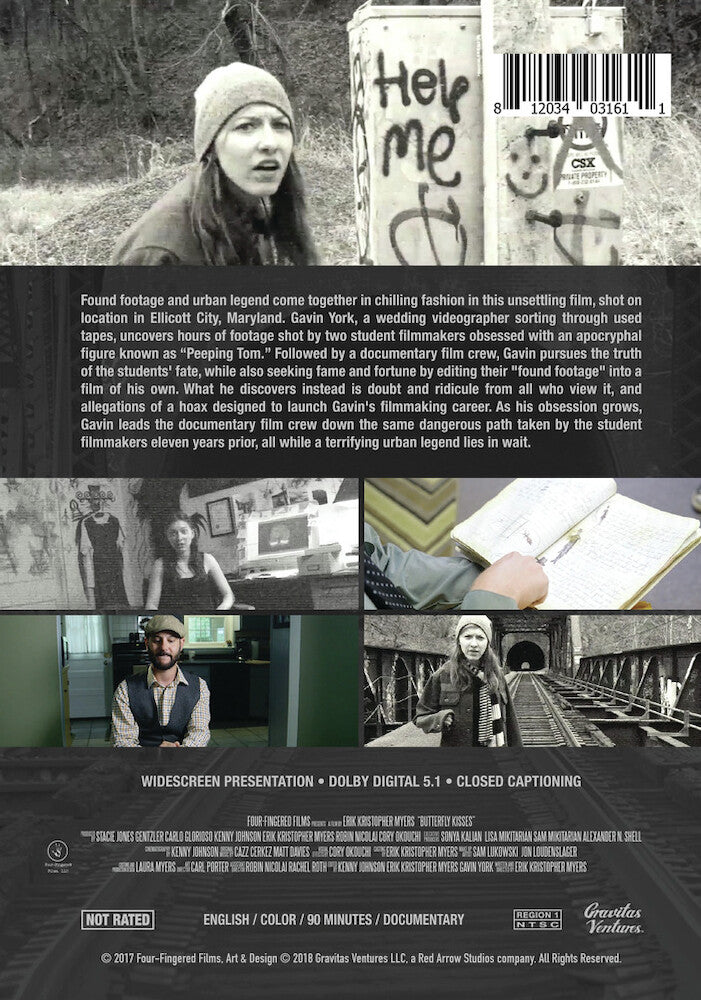 butterfly kisses - Back Panel - DVD