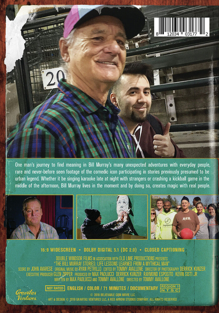 The Bill Murray Stories - Back Panel - 