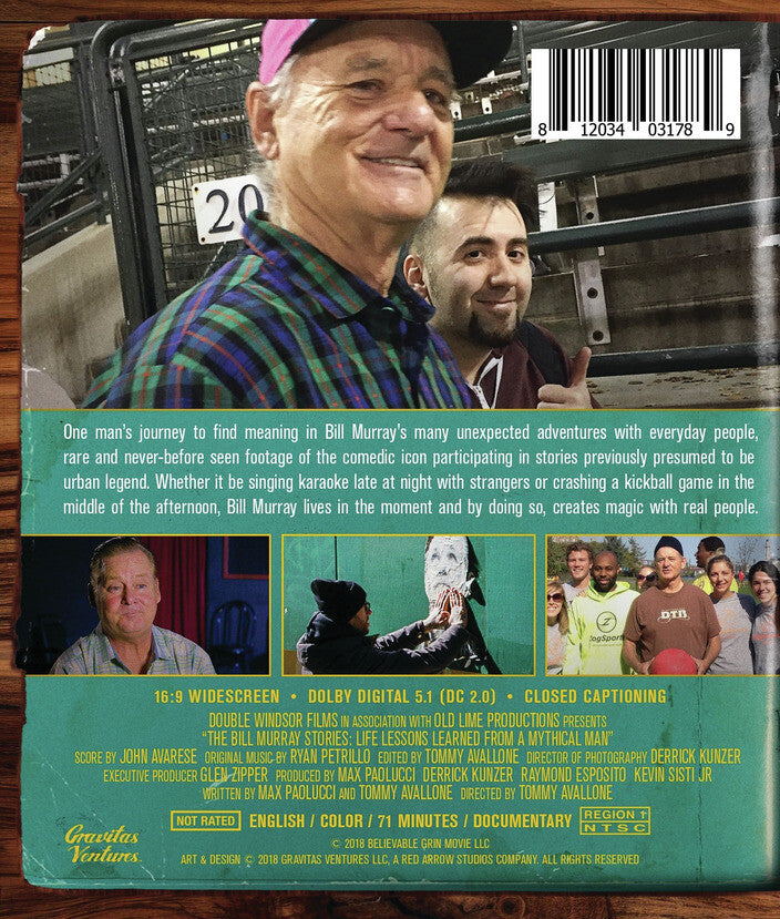 the bill murray stories - Back Panel - Blu-ray