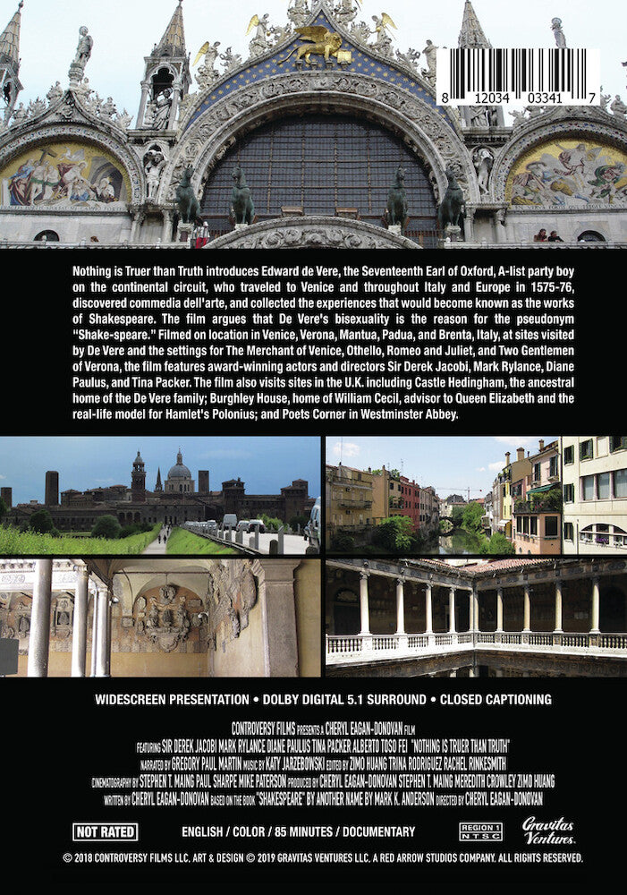 nothing is truer than truth - Back Panel - DVD