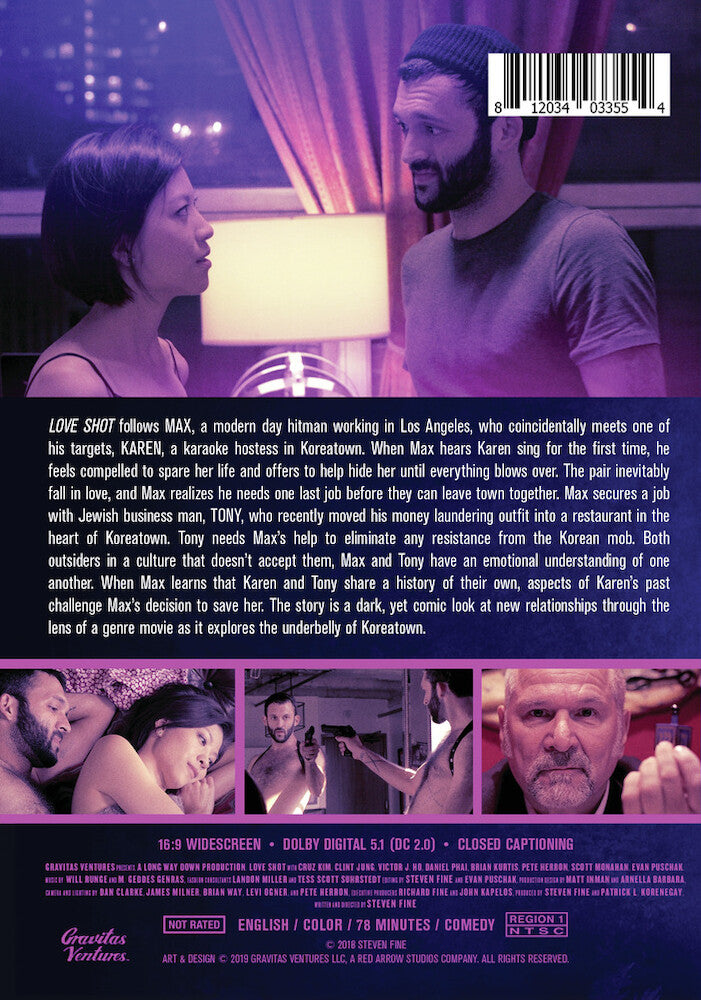 love shot - Back Panel - DVD