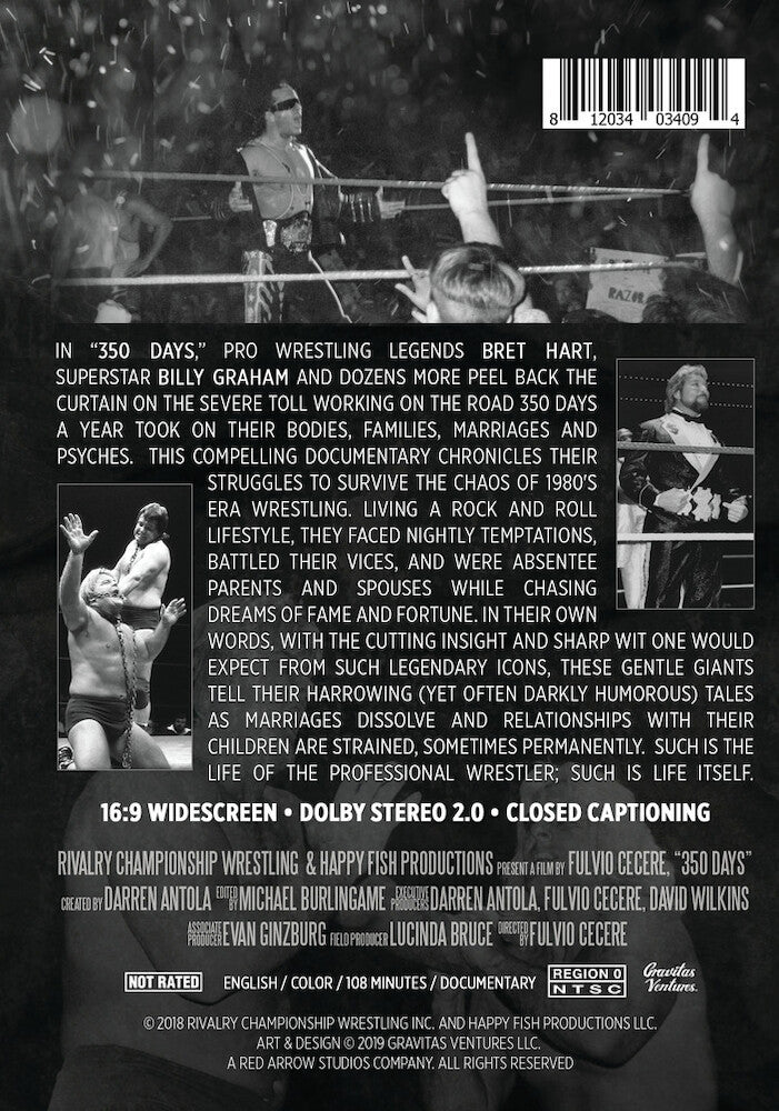 350 days - Back Panel - DVD