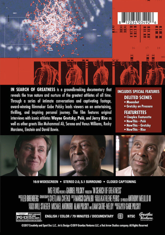 in search of greatness - Back Panel - DVD