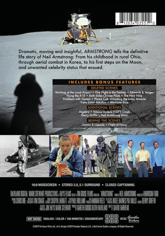 armstrong - Back Panel - DVD