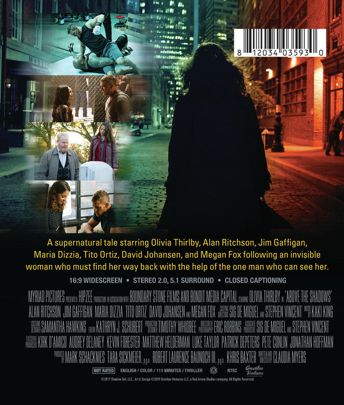 Above the Shadows - Back Panel - 