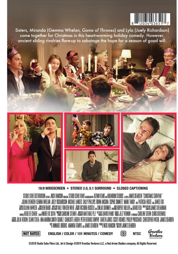 christmas survival - Back Panel - DVD