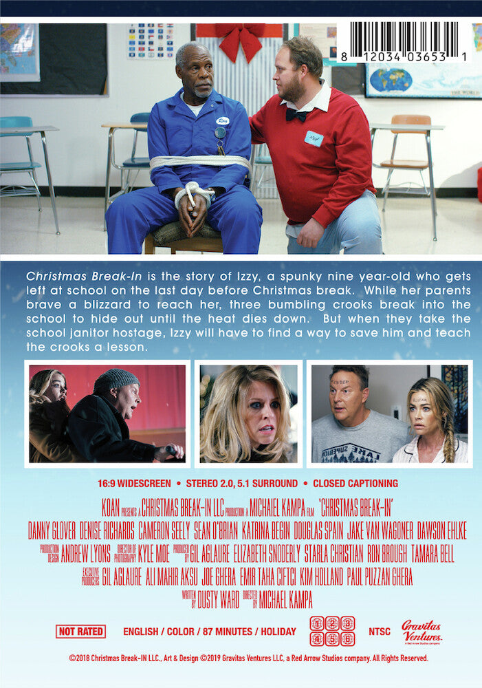 christmas break-in - Back Panel - DVD