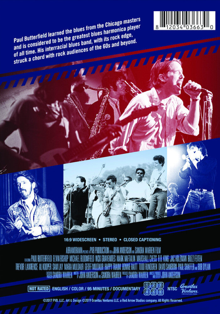 Horn From the Heart: The Paul Butterfield Story - Back Panel - 