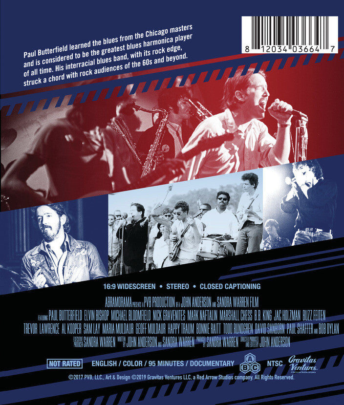 Horn From the Heart: The Paul Butterfield Story - Back Panel - 
