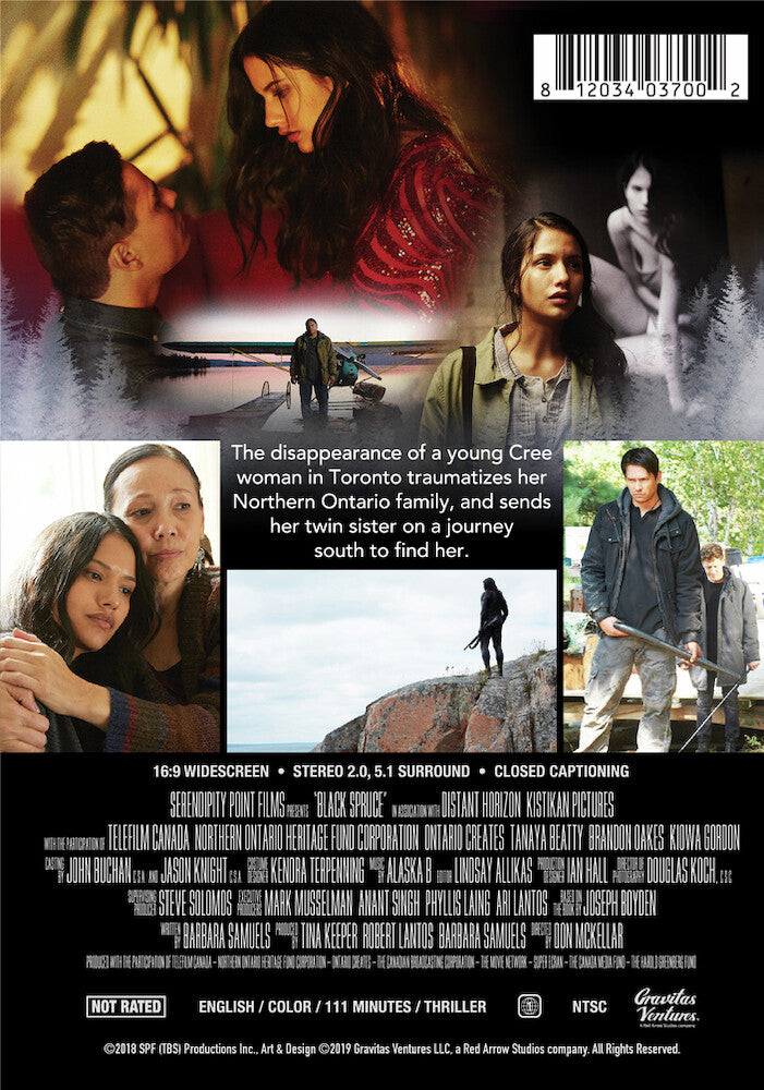 black spruce - Back Panel - DVD