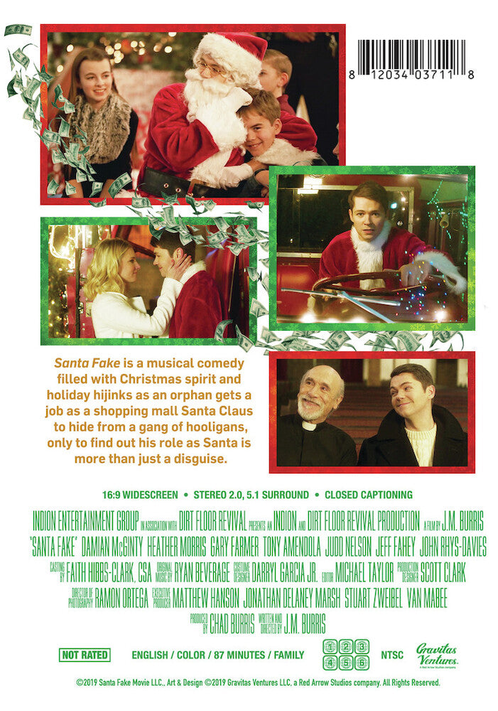 santa fake - Back Panel - DVD
