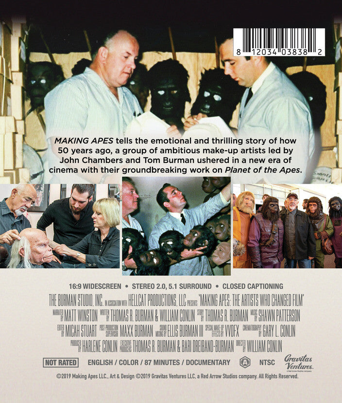 Making Apes: The Artists Who Changed Film - Back Panel - 